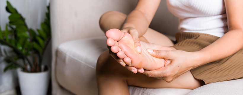 patient needing plantar fasciitis chiropractor in Sacramento, CA